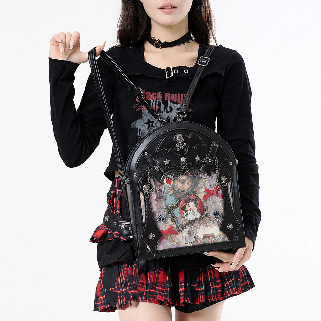 Women's Gothic Wind Pain Culture Niche Dark Women's Backpack