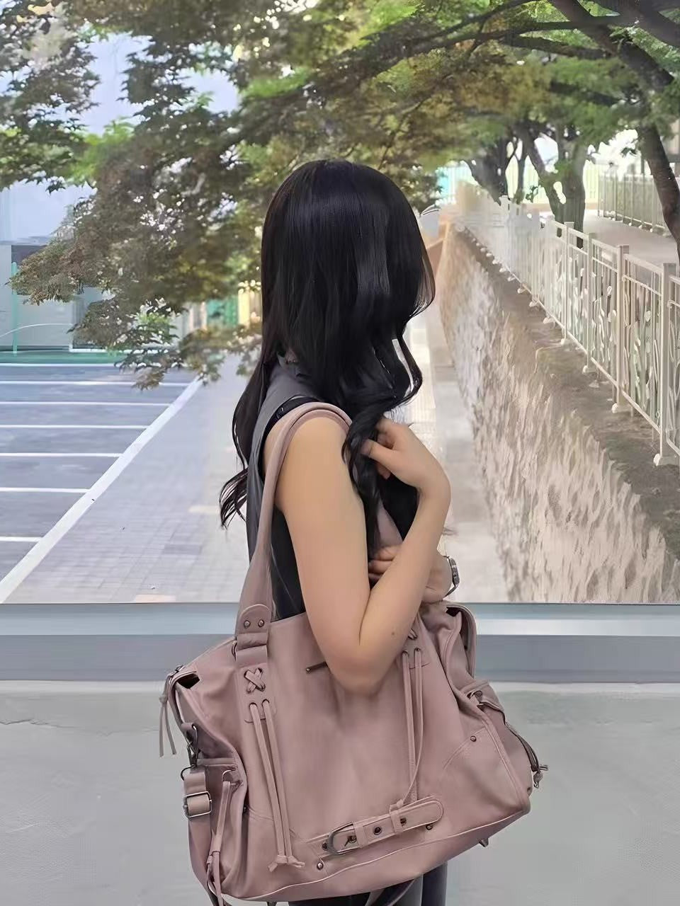 Beautiful Popular Designer Color Large Capacity Women's Shoulder Bag