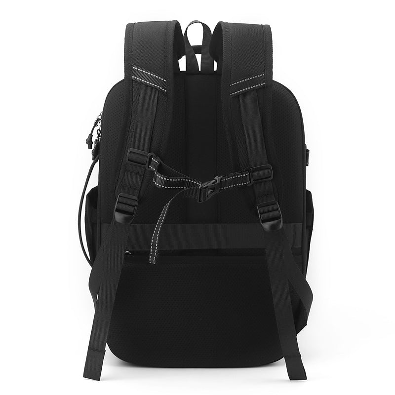 Classic Graceful Men's Oxford Multifunctional Rechargeable Business Backpack