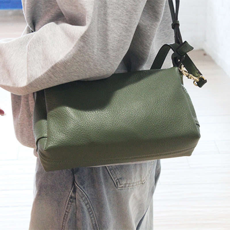 Korean Style Versatile Soft Leather High-grade Women's Messenger Bag