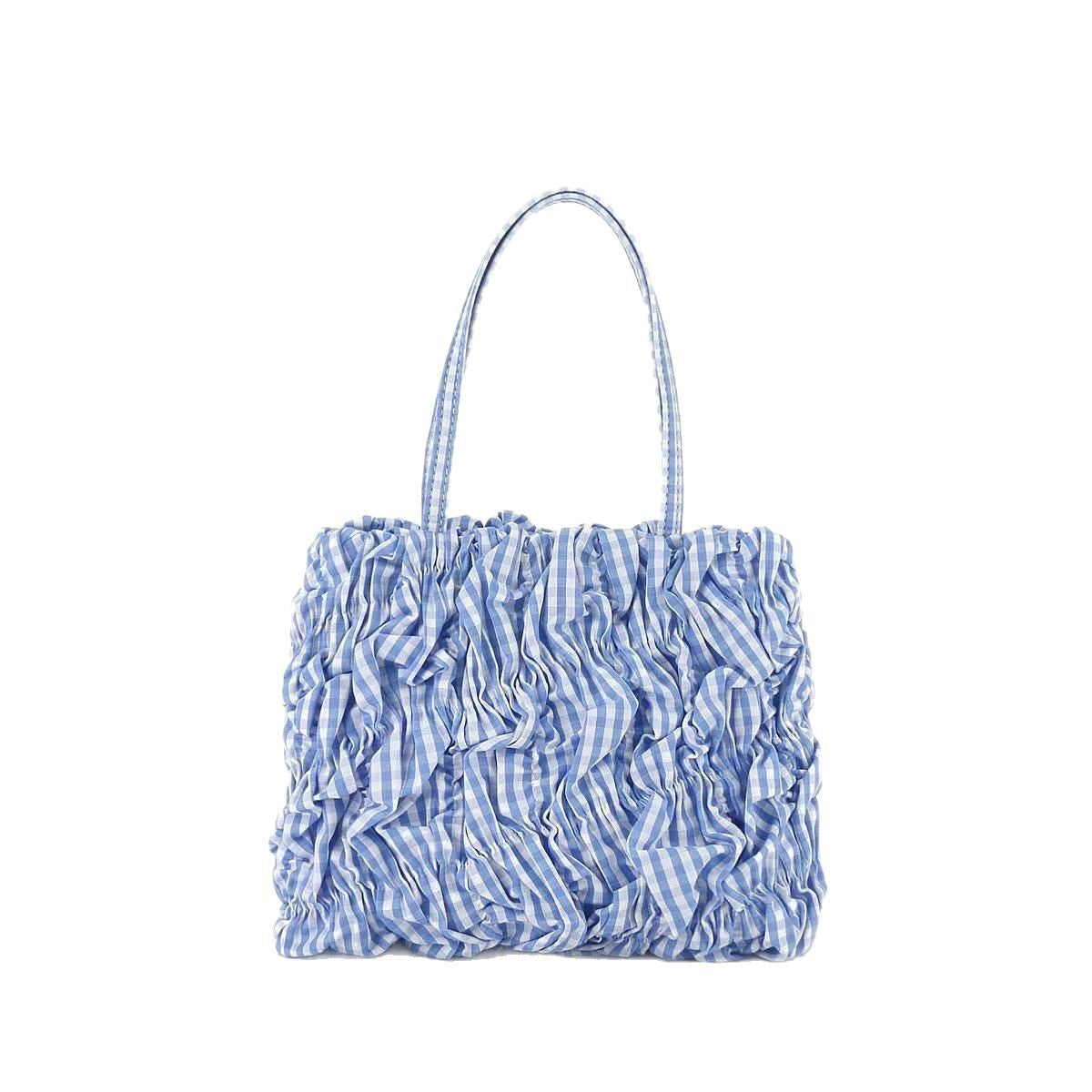 Women's Letter Summer British Design Pleated Mini Women's Handbag