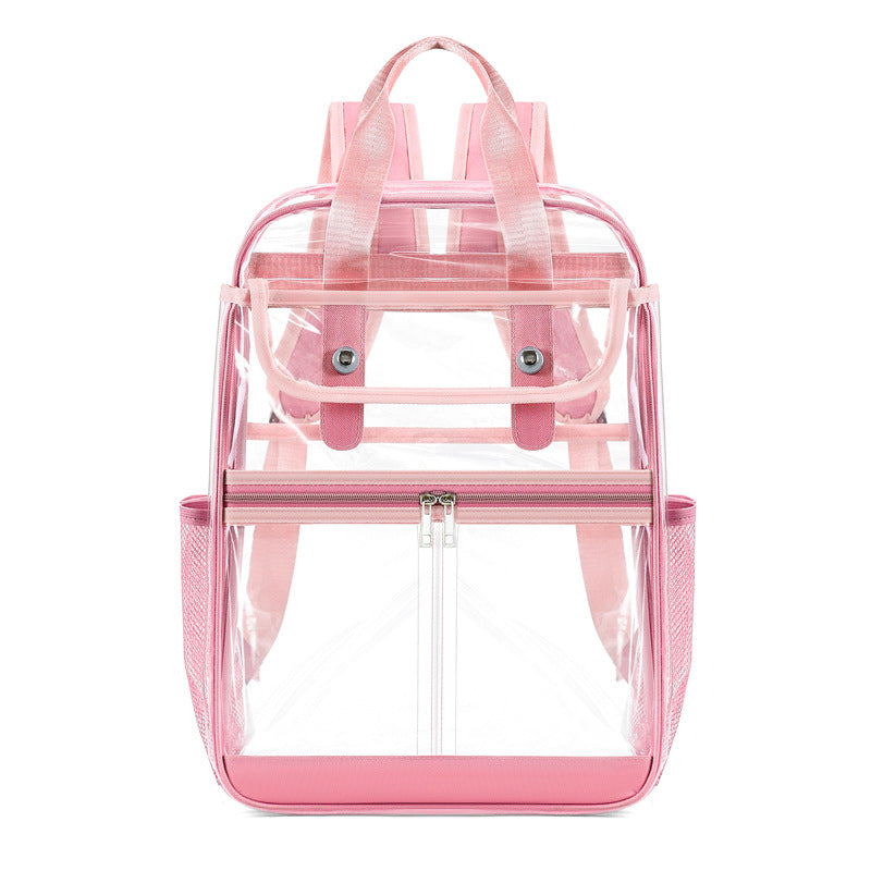 Transparent Large Capacity Short Trip Computer Leisure Backpack