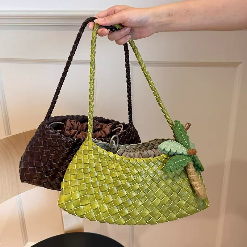 Minority Commuter Hand-woven French Vacation Vegetable Women's Shoulder Bag