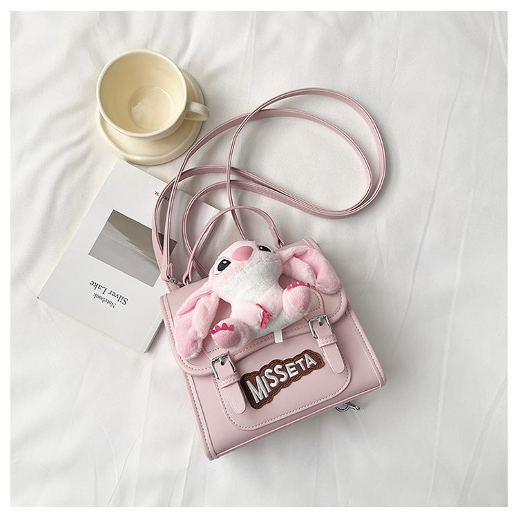 Women's Korean Style Cute Plush Doll Sweet Bags