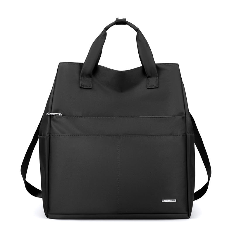 Large Capacity Nylon Canvas Class Commuter Computer Women's Backpack