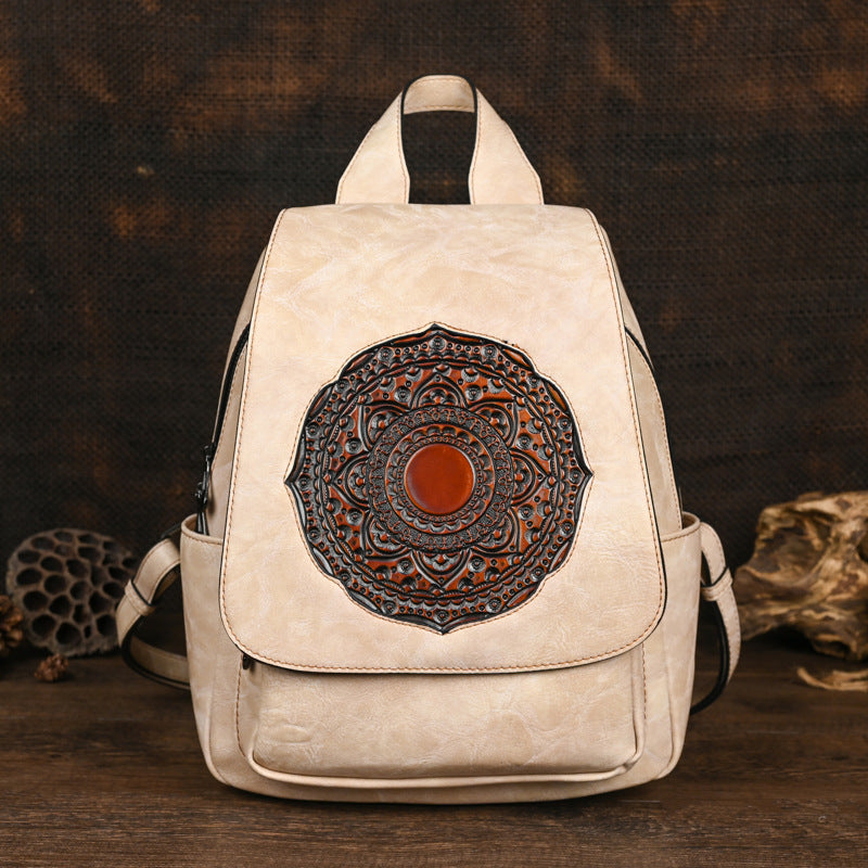 Women's Retro Style Trendy Ethnic Design Artistic Travel Bags