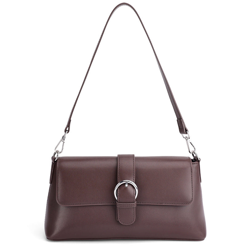 Women's Special Interest Light Luxury Baguette High-grade Leather Versatile High Quality Women's Messenger Bag