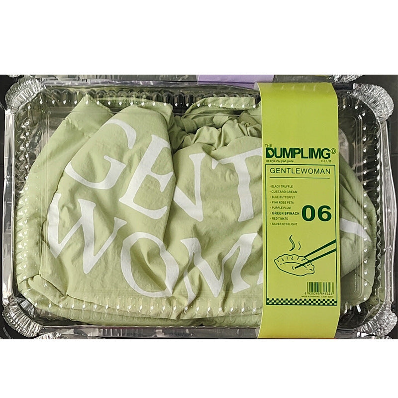Women's Simple Letter Printing Large Capacity Lady's Underarm Bag