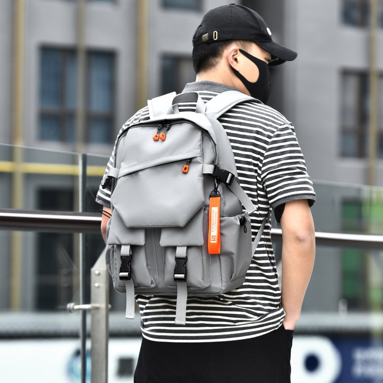 Junior High Korean Large Capacity Storage Outdoors Leisure Backpack
