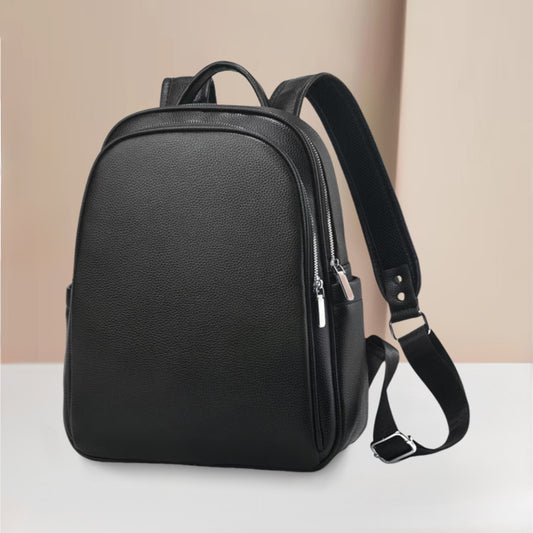Women's & Men's Black Temperament Multifunctional Women's Backpack