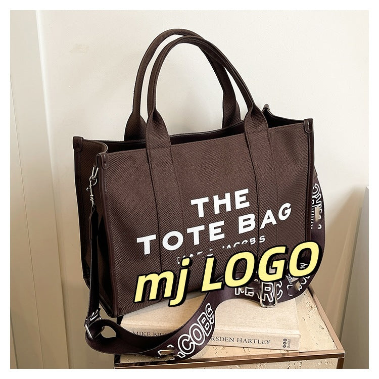 Women's Large Capacity Totes Letter Printed Text Women's Handbag