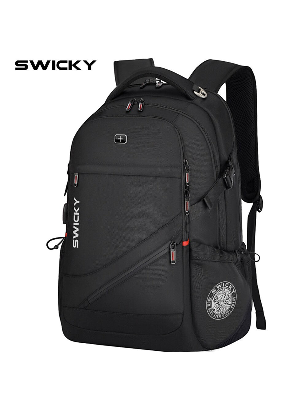 Men's Large Capacity Waterproof Computer Oxford Cloth Business Backpack
