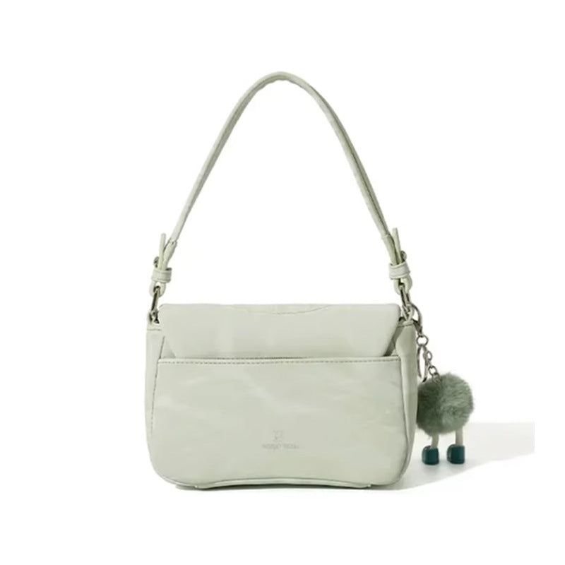 Niche High-grade Affordable Luxury Fashion Simple Soft Leather Portable Twisted Underarm Bag