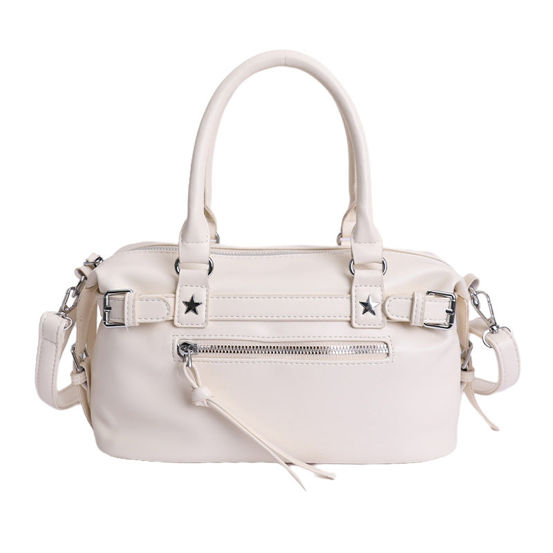 Women's Fashion Haulage Motor Style Portable Super Popular Niche Women's Handbag