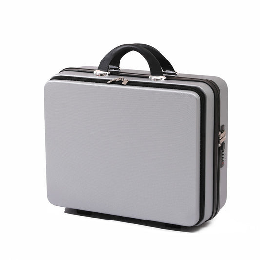 Women's & Men's Capital Business Front Open Cover Suitcase Inch Portable Password Cosmetic Case