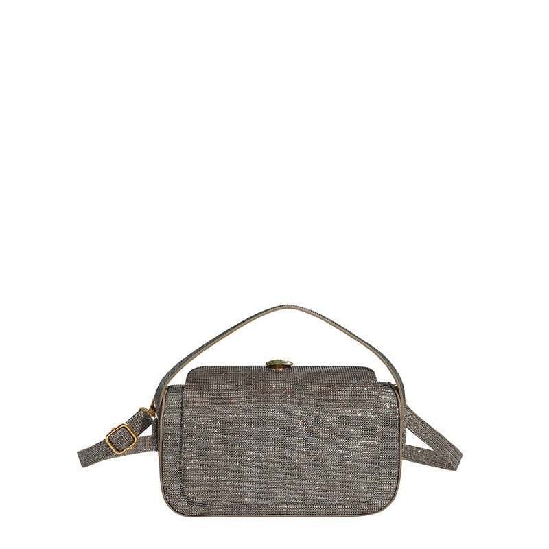 Women's High-grade Portable Box Textured Western Style Women's Messenger Bag