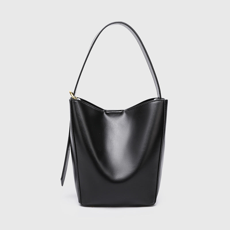 Women's Large Capacity Simple Retro Popular Bucket Bag
