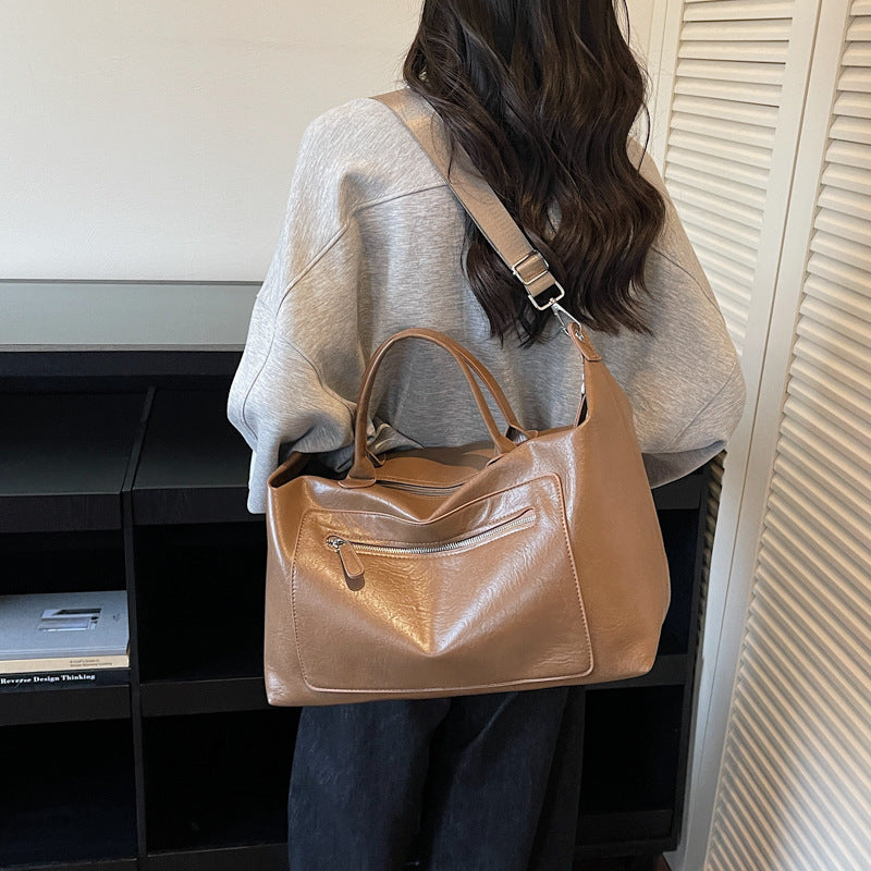 Carrying Stylish Portable Spring Large Capacity Handbags