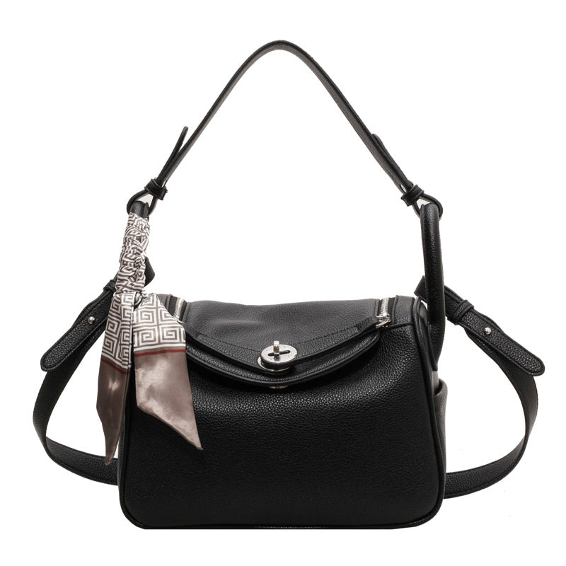 Women's Textured Graceful Design Popular Hand Holding Bucket Bag