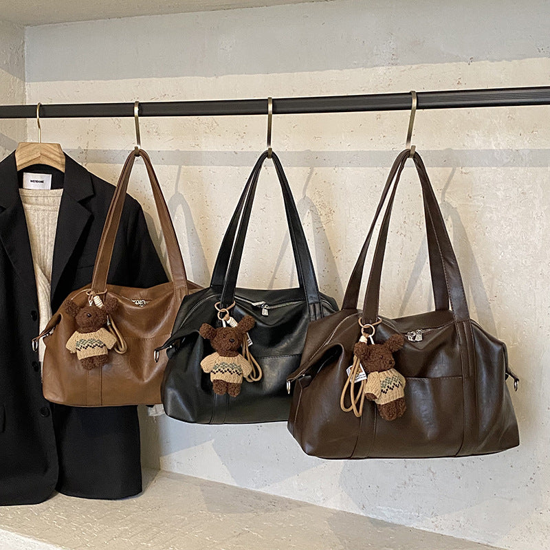Commuter Simple Retro Large Capacity Underarm Women's Shoulder Bag