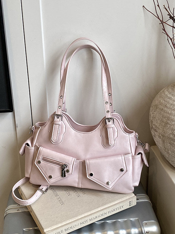 Women's Locomotive Style Trendy Cool Portable Large Bags