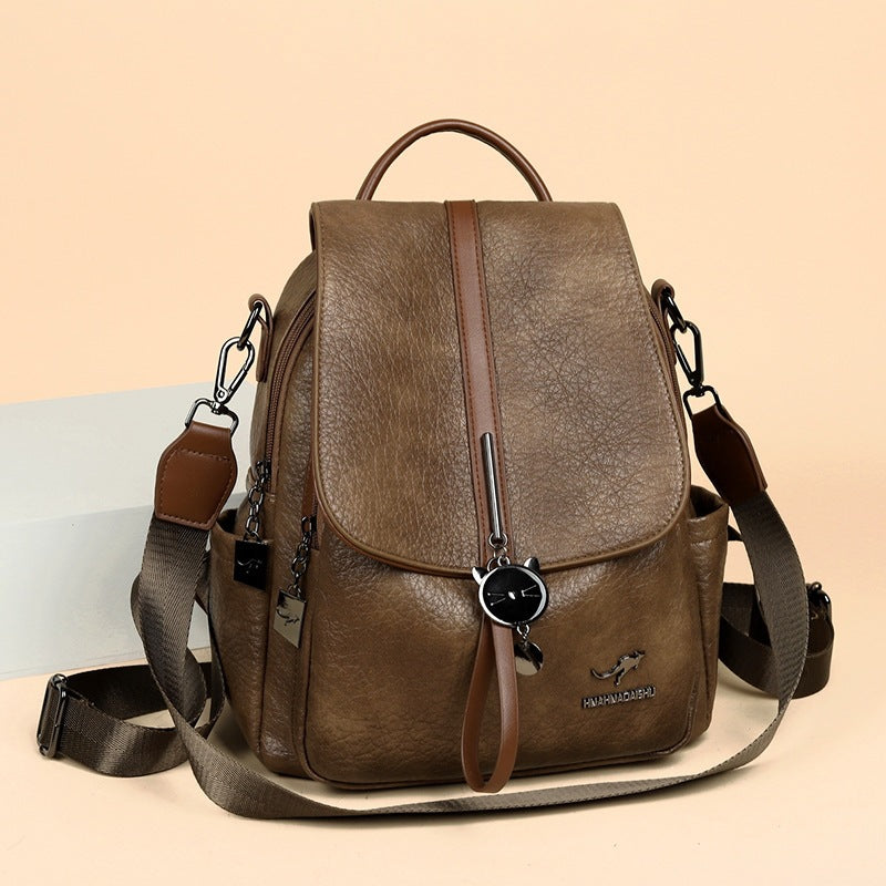 Beautiful Innovative Women's Soft Leather Lightweight Backpacks
