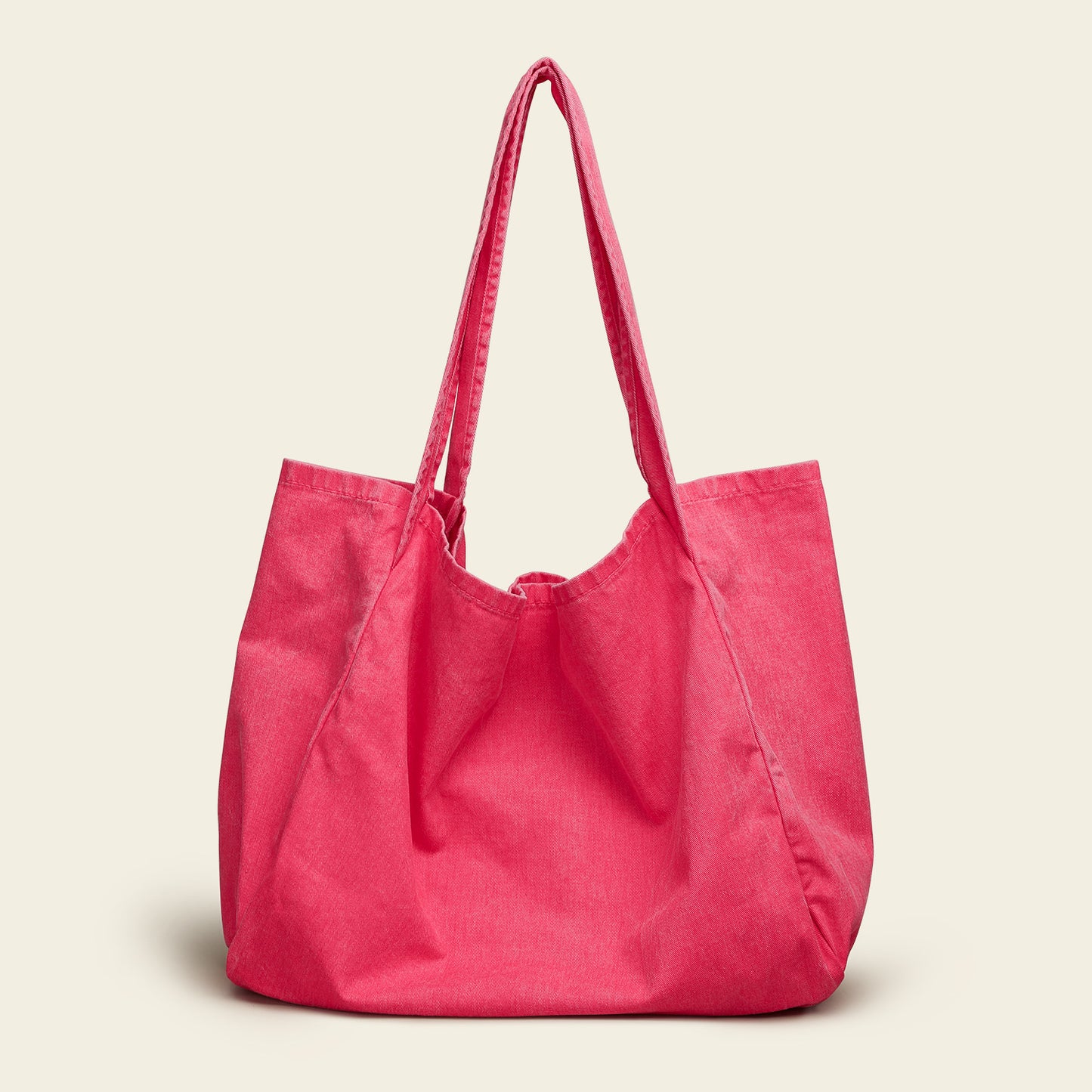 Women's Distressed Canvas For Idle Style Large Bags