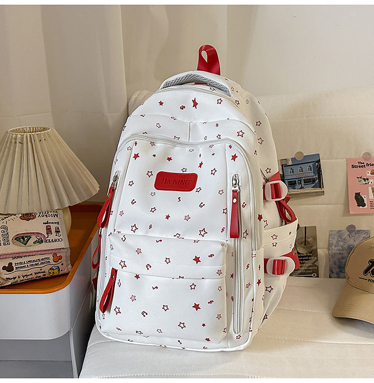 Korean Style Princess Cute Printed Junior High Leisure Backpack