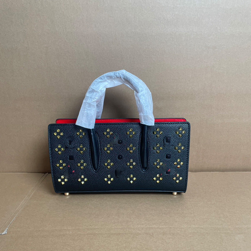 Glamorous Shopping Commuter Light Luxury Rivet Tote Bags
