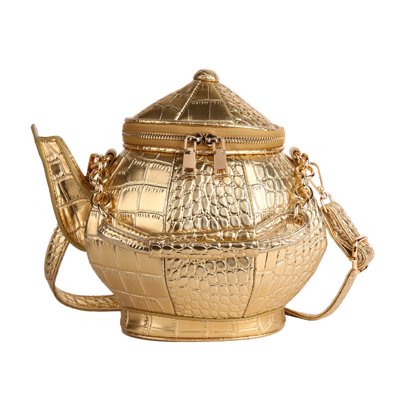 Women's Quirky Ideas Kettle Popular Personalized Stitching Portable Women's Handbag