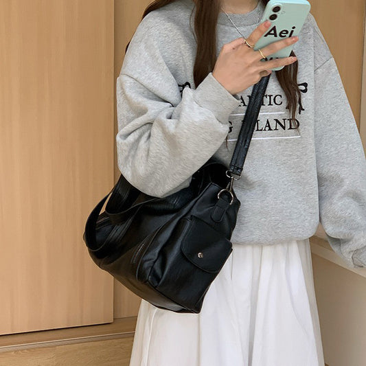 Women's Large Capacity Fashion Simple Commuter Tote Bags