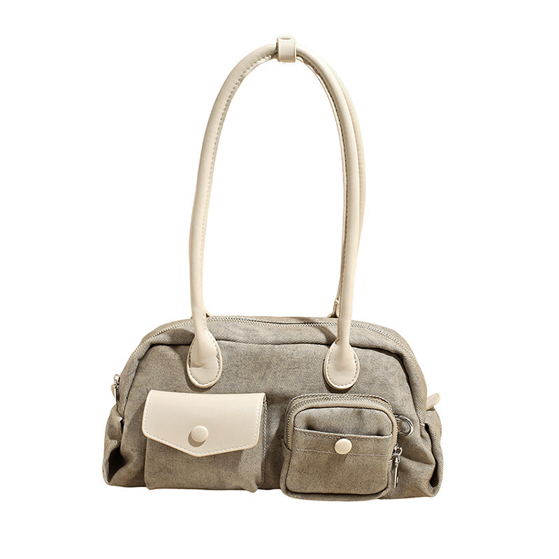 Female Niche Color Collision Design Fashion Women's Shoulder Bag