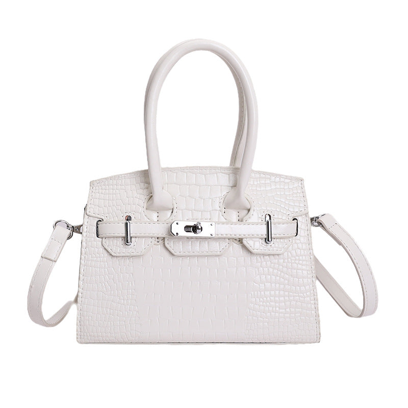 Women's Crocodile Pattern Platinum Fashionable Affordable Luxury Bags