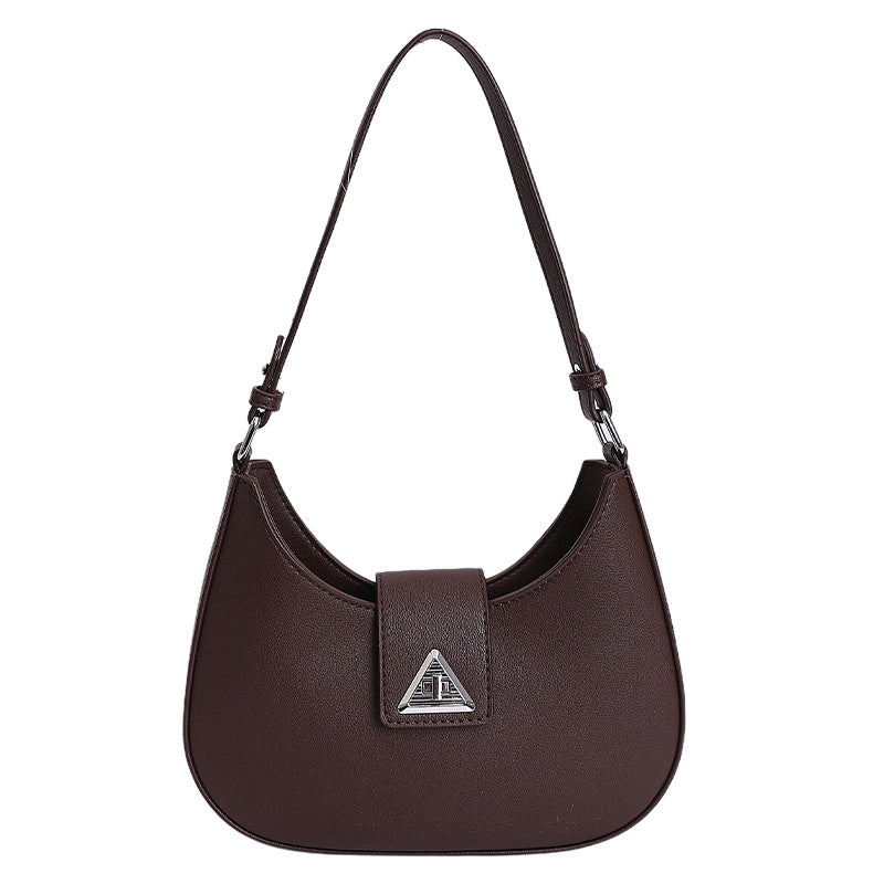 Women's French Minority High-grade Moon Crescent Simple Bags