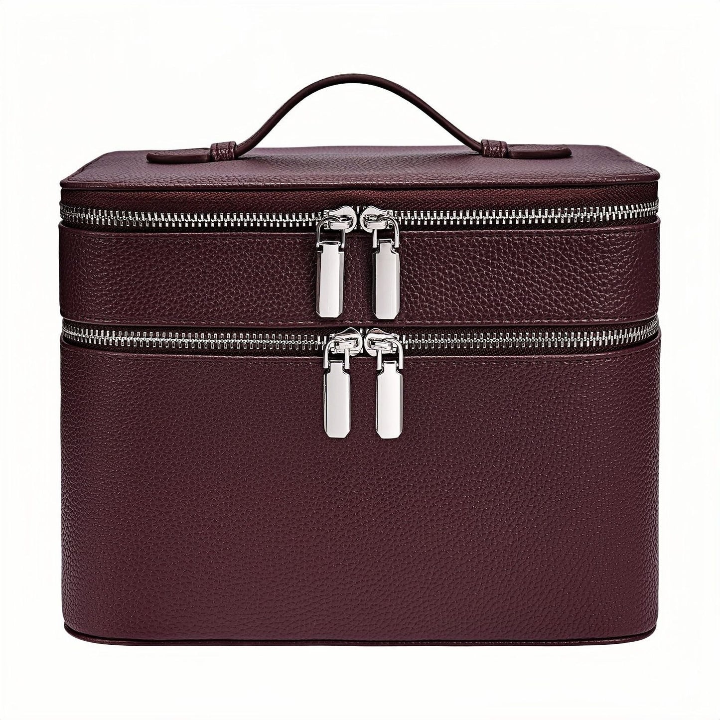 Light Luxury Large Capacity Leather Convenient Cosmetic Cases