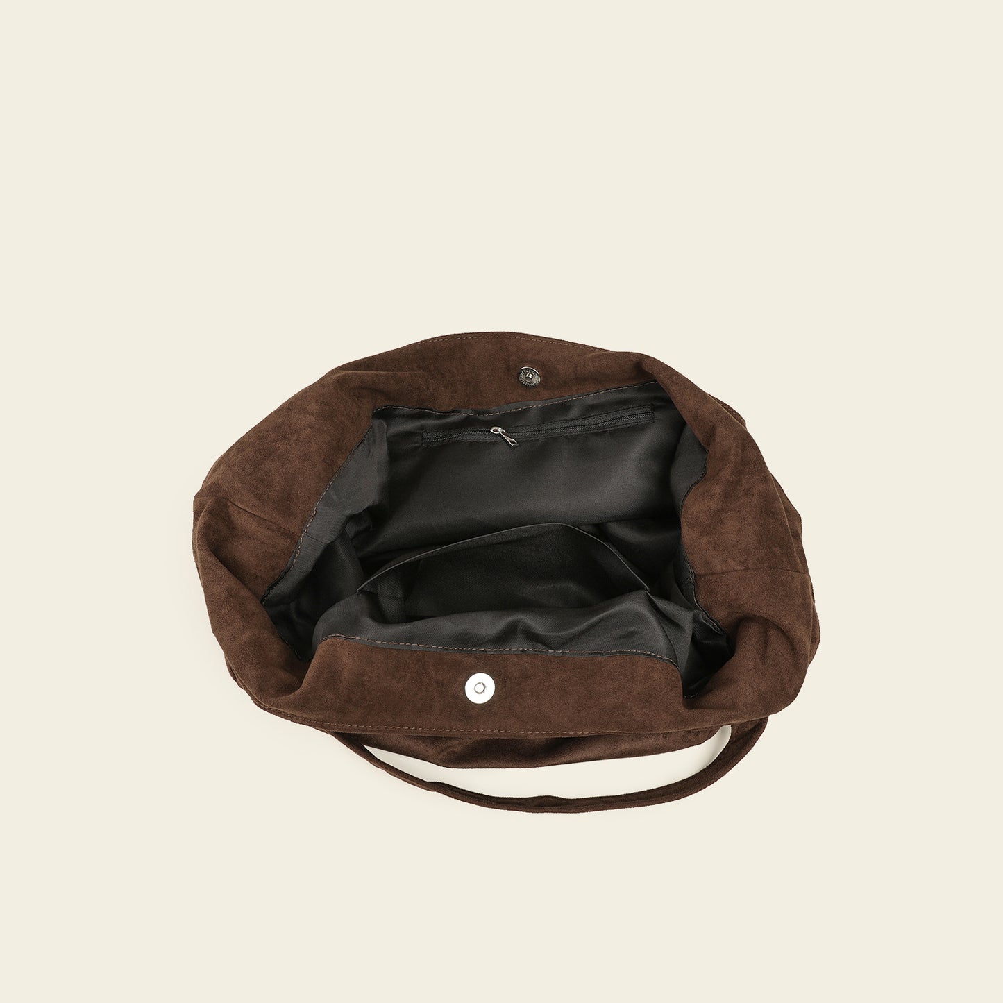 Women's Style Deerskin Veet Versatile Vintage Flannel Tote Bags