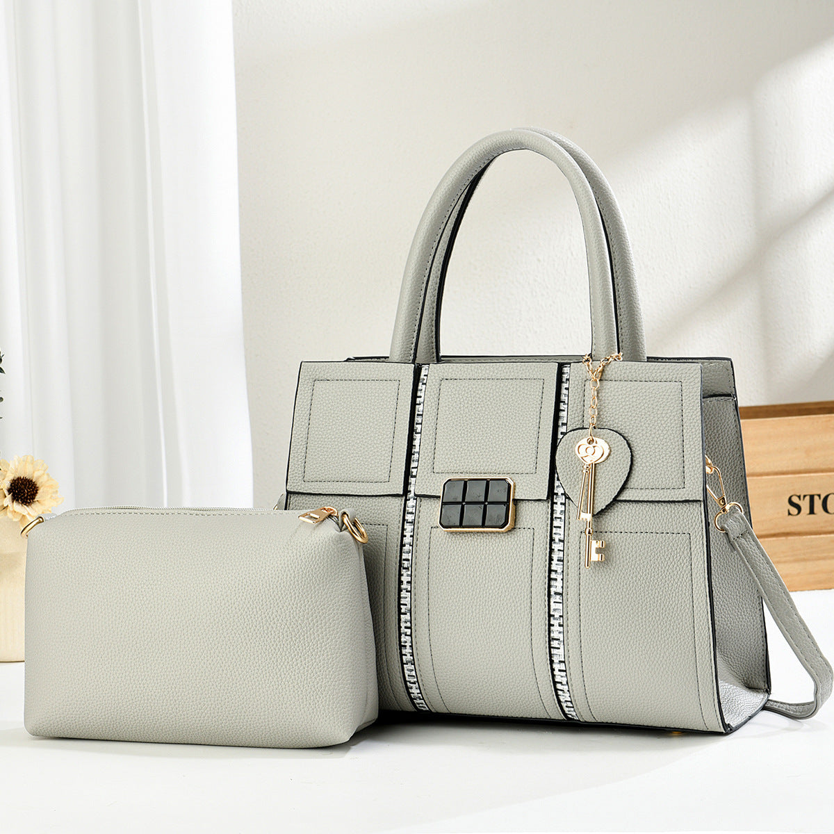 Unique Classic Trendy Stylish Two-piece Fashion Women's Handbag