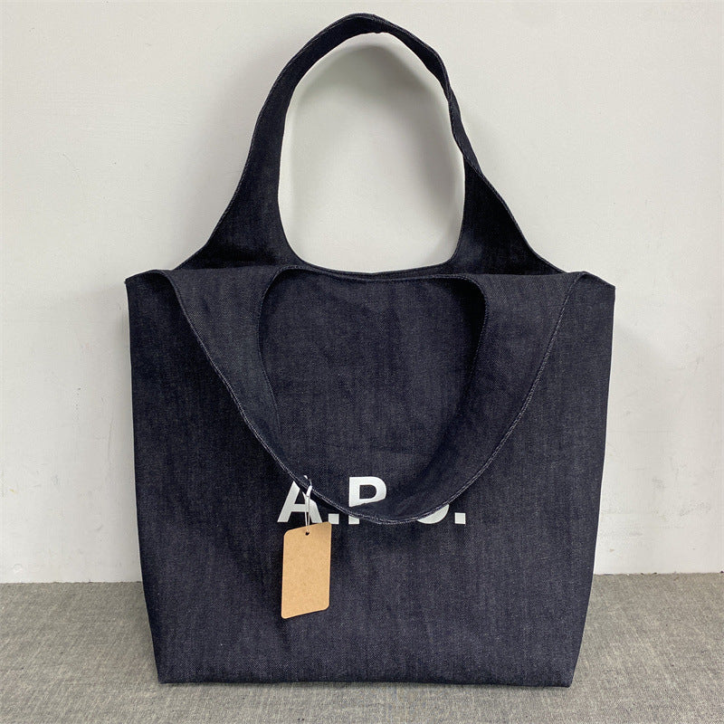 Women's & Men's Leather Canvas Shopping Handbags