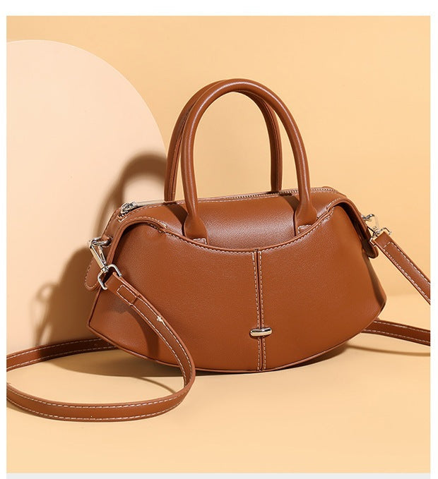 Beautiful Women's Smile French Minority Simple Handbags