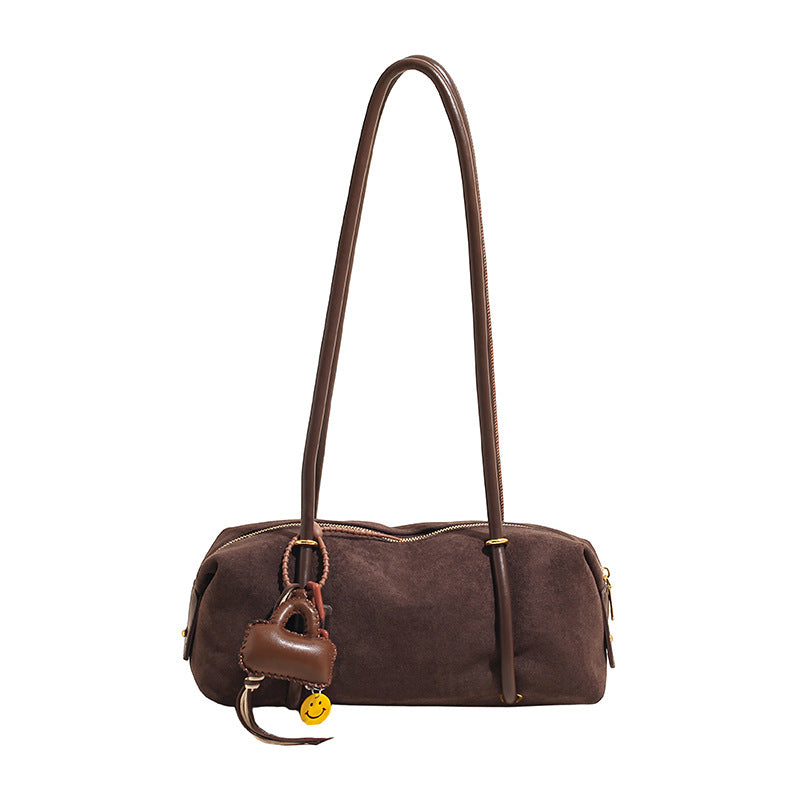 Women's Retro Minority Portable Commuter Fashion Suede Underarm Bag