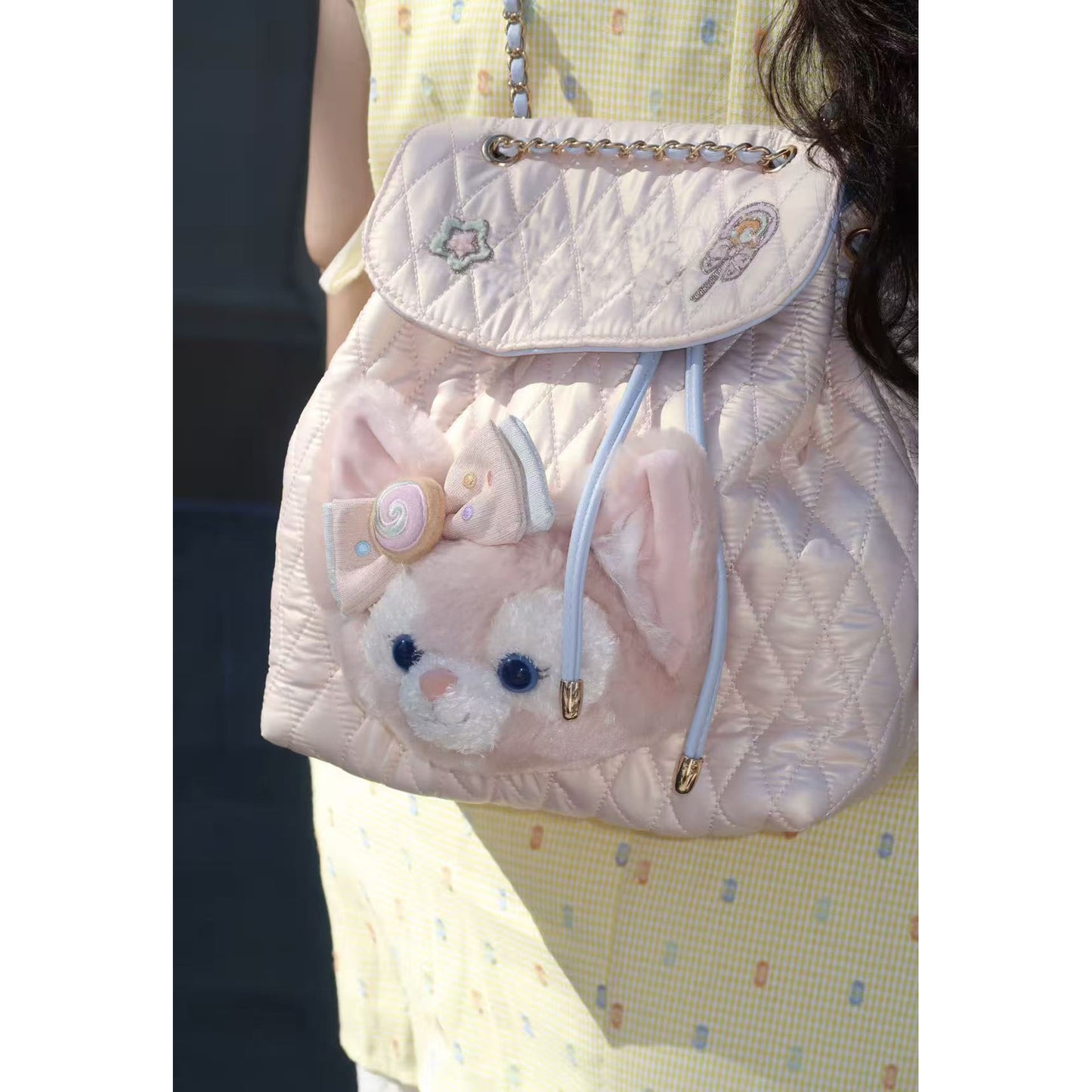 Good-looking Large Capacity Rhombus Cute Cartoon Backpacks