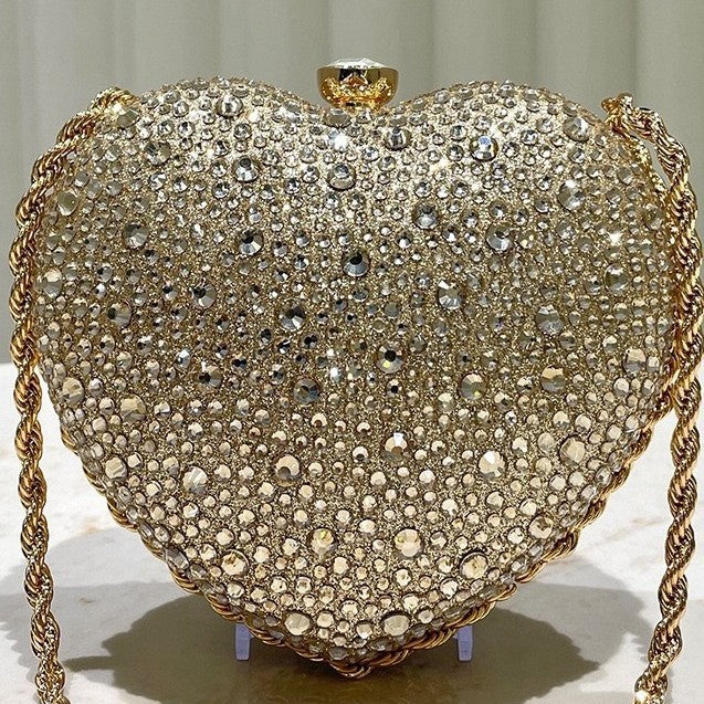 Women's Love Diamond Spring Fashion Chain Bags