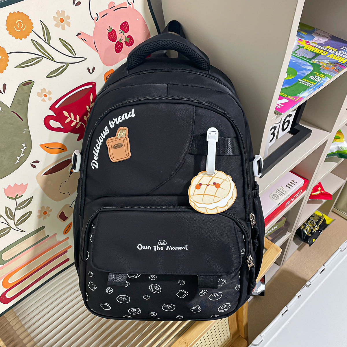 Style University Korean Two-dimensional Cartoon Convenient Large Leisure Backpack