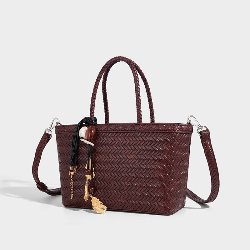 Charming Women's High-grade Knitting Fashionable Commuter Bags
