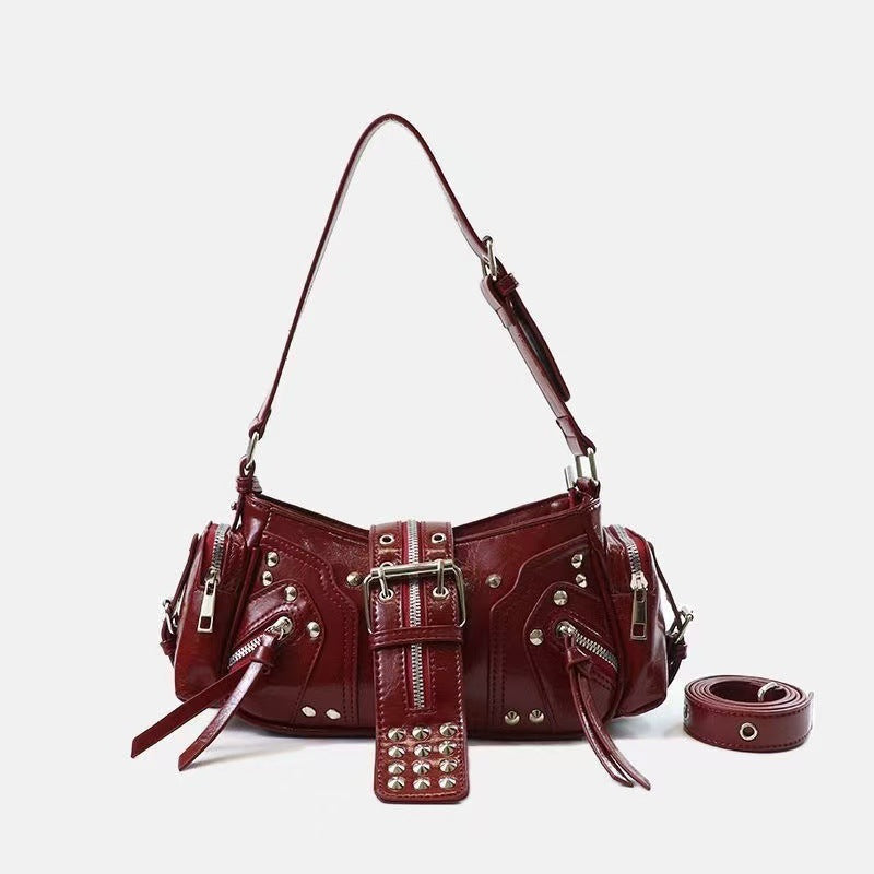 Personality Rivets Tassel Hot Motorcycle Retro Bags