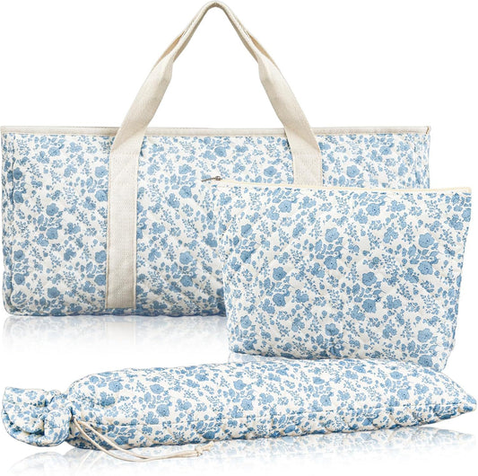 Three-piece Set Storage Mahjong Large Capacity Makeup Bag