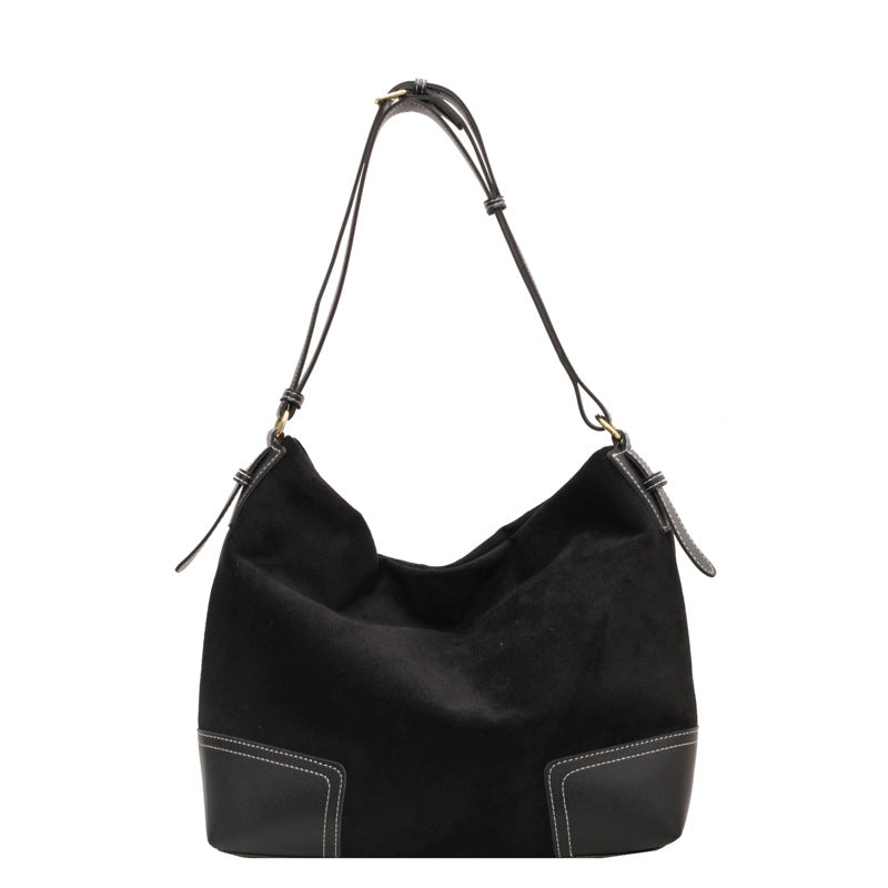 Women's High-grade Suede Large Trendy Easy Matching Tote Bags