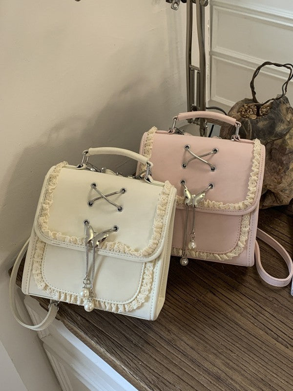 Women's Good-looking Simple Fashion Portable Korean Commuter College Backpacks