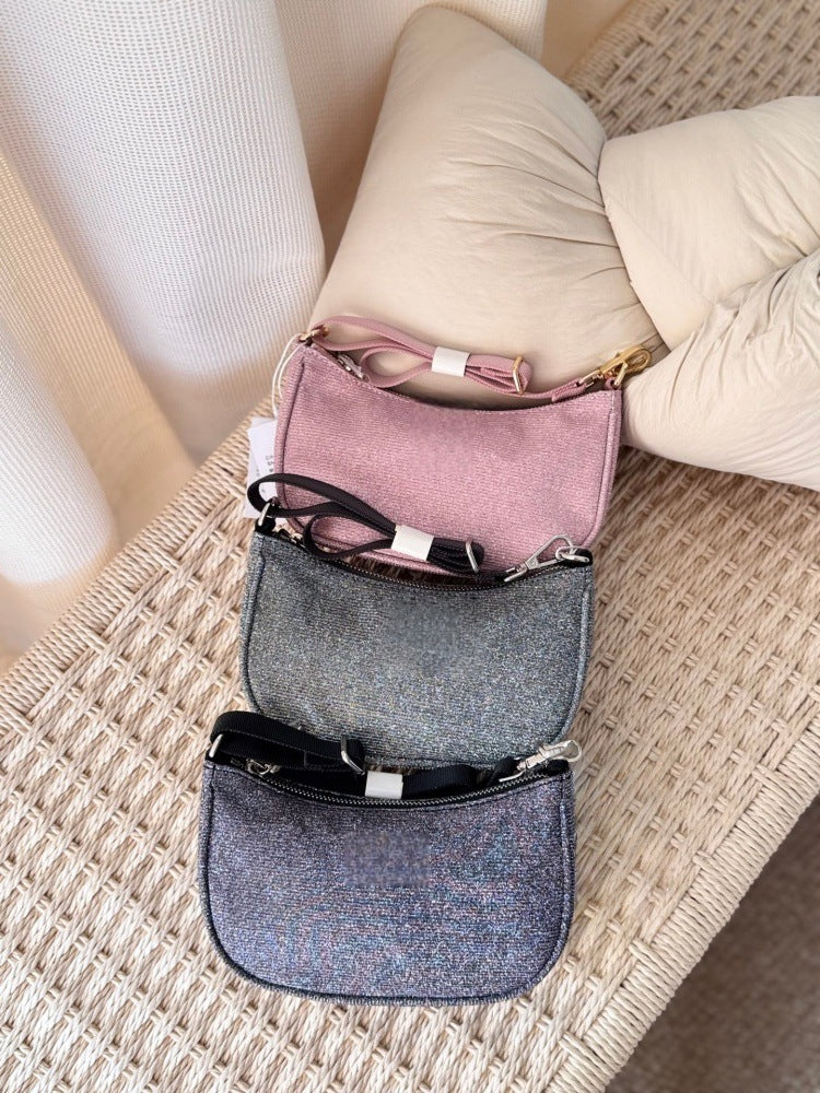 Shiny Crescent Large Capacity Trendy Date Bags