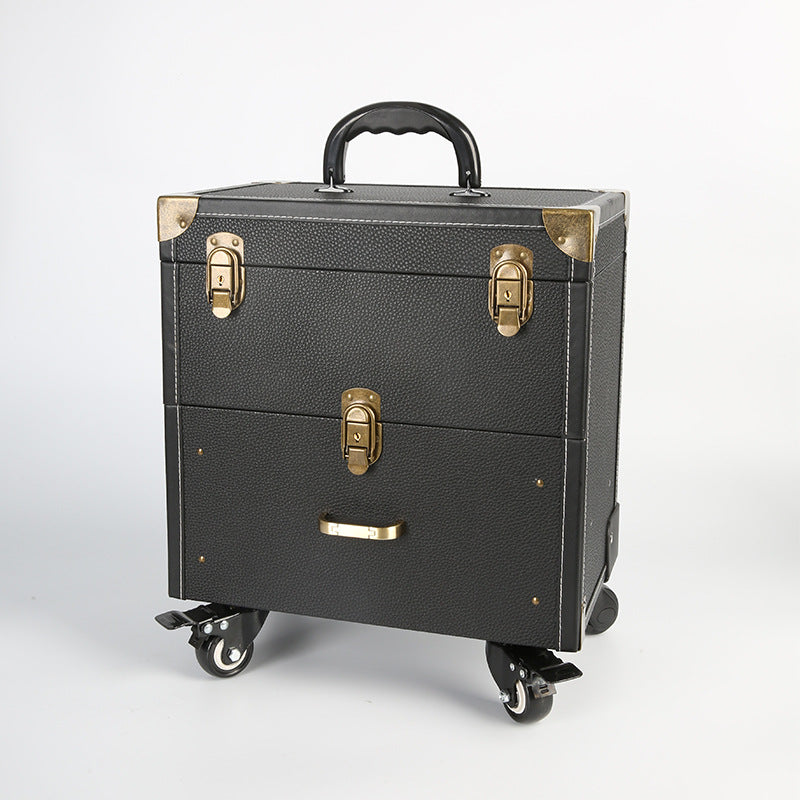 Professional Tattoo Embroidery Nail Beauty Box Brake Large Capacity Storage Cosmetic Cases